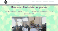 Desktop Screenshot of hermanaspasionistas.org.ar
